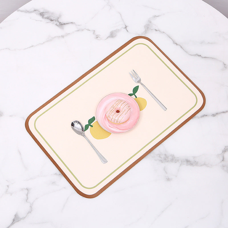 Nordic Pastoral Print Waterproof Placemat