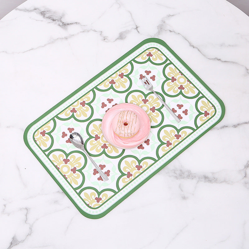 Nordic Pastoral Print Waterproof Placemat