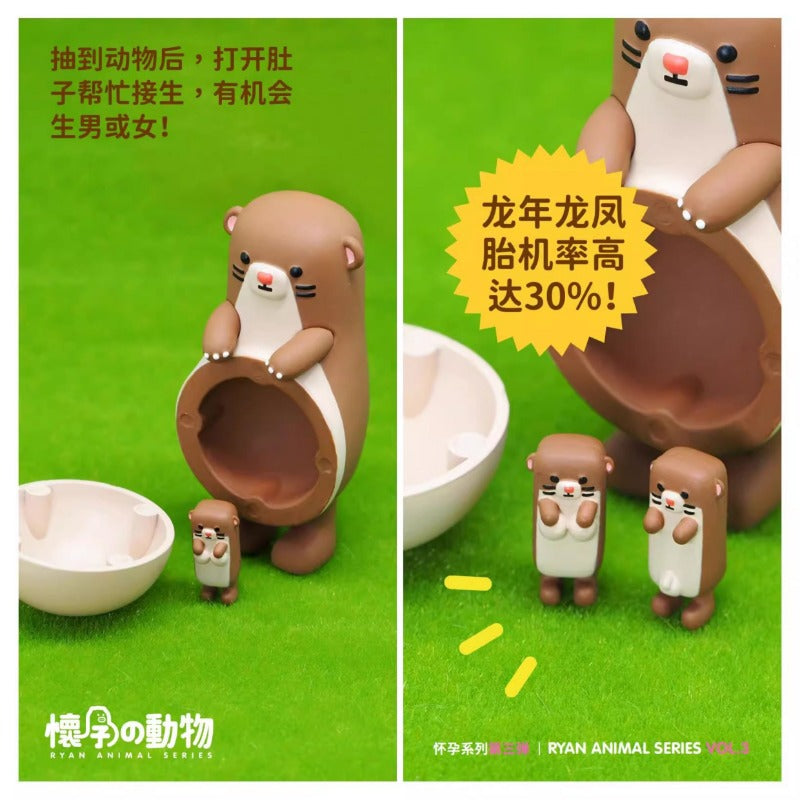Pregnant Animals Blind Box Series – Surprise Baby Collectibles