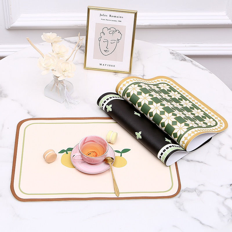 Nordic Pastoral Print Waterproof Placemat
