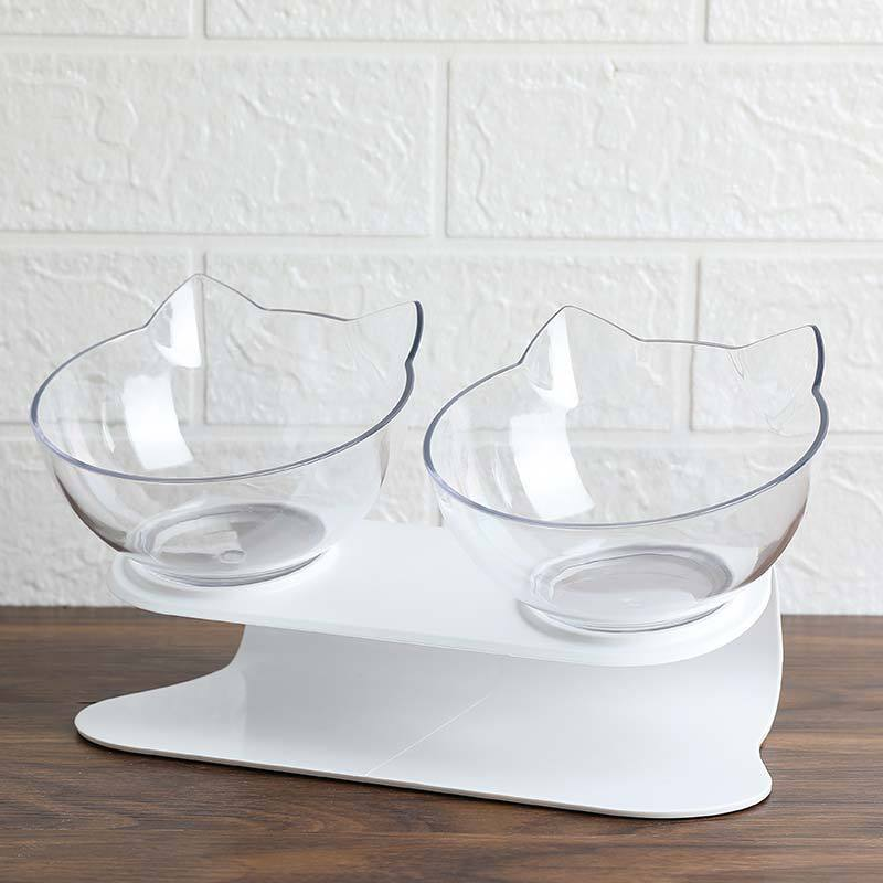 Cat Face Shape Pet Feeder for cats0