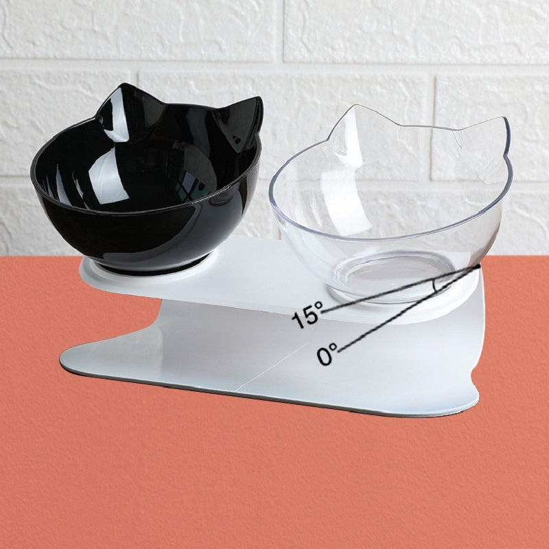 Cat Face Shape Pet Feeder for cats5