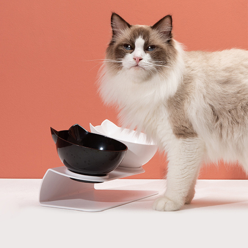 Cat Face Shape Pet Feeder for cats11