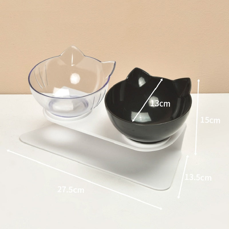 Cat Face Shape Pet Feeder for cats7