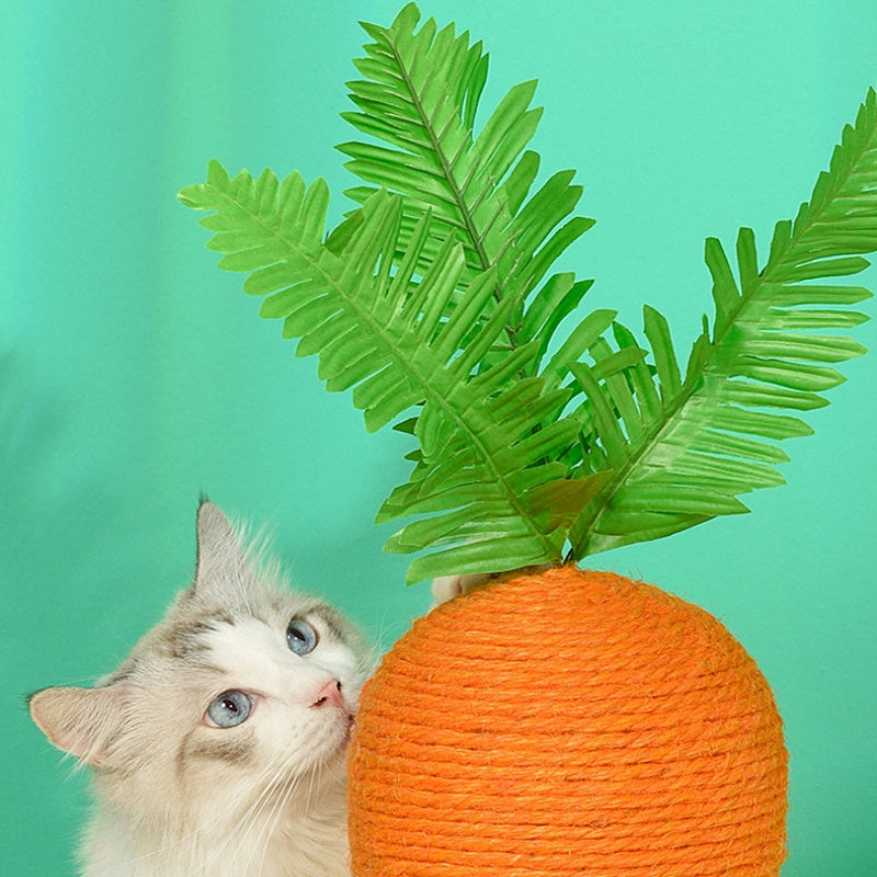 Best selling cat scratching board in carrot shape for pet supplies1