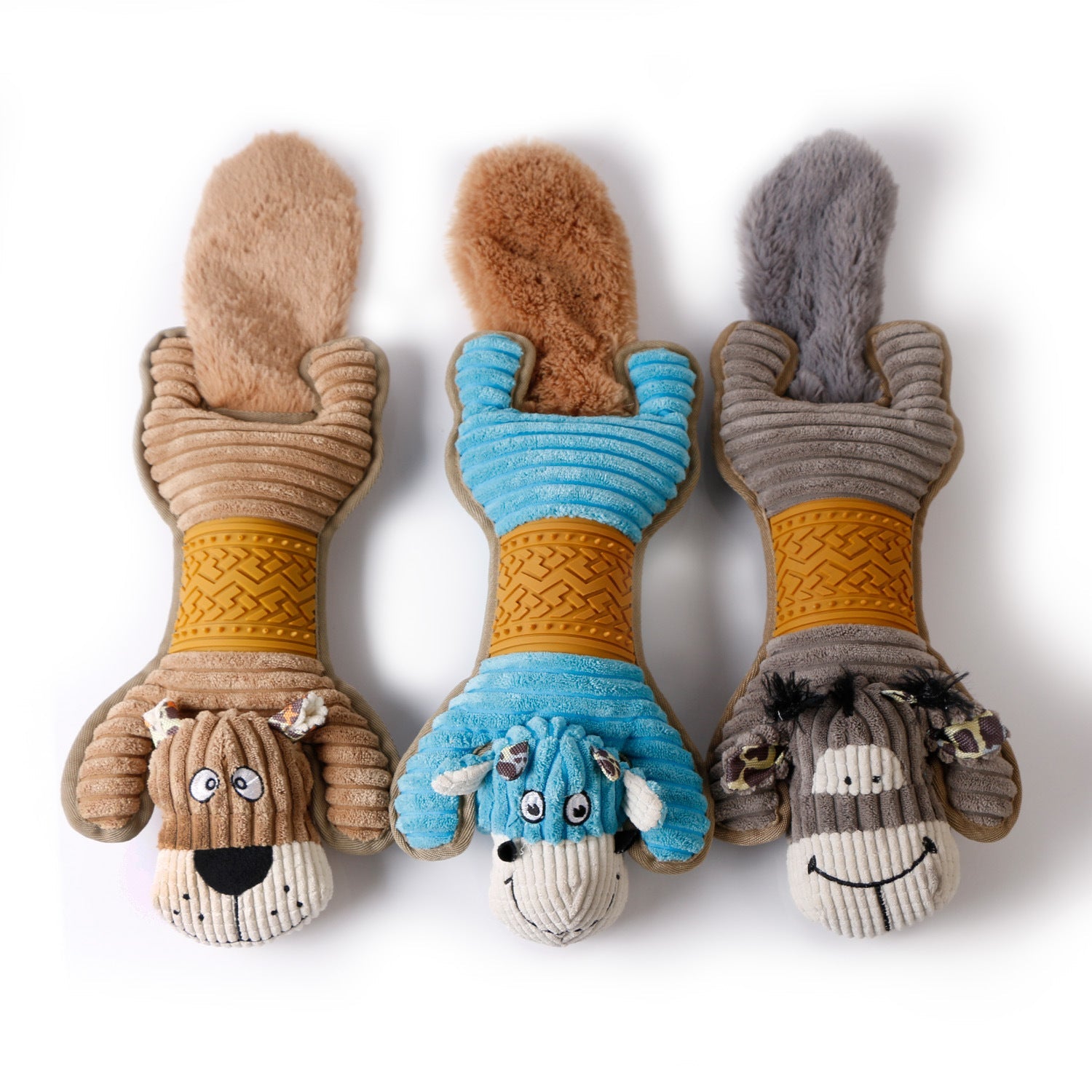 Dog Chew Squeak Toys in Animal Shapes for Pets3