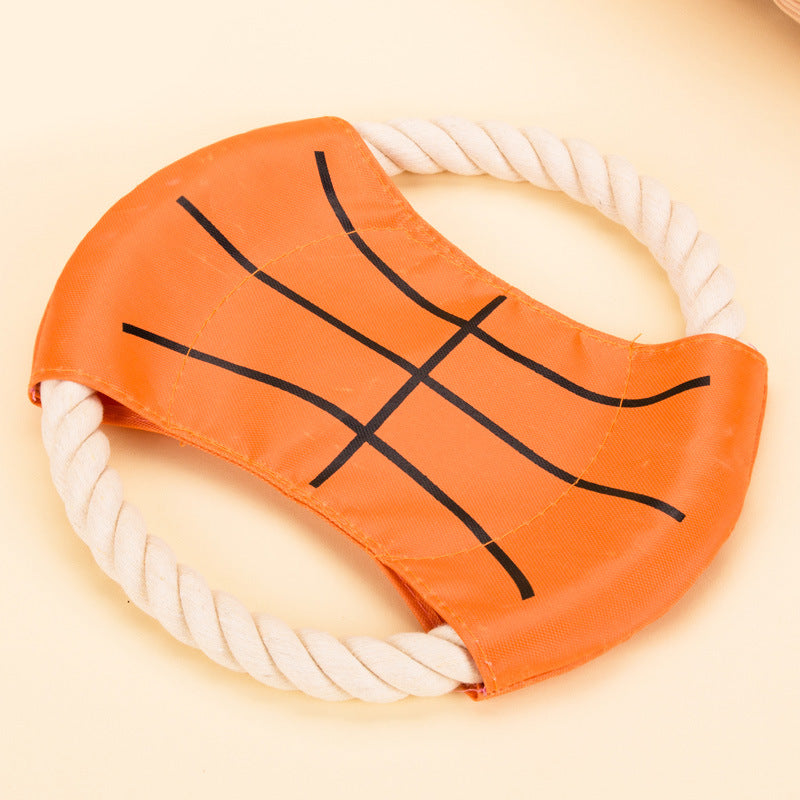 Dog Rope Disc Toy for interactive playtime1