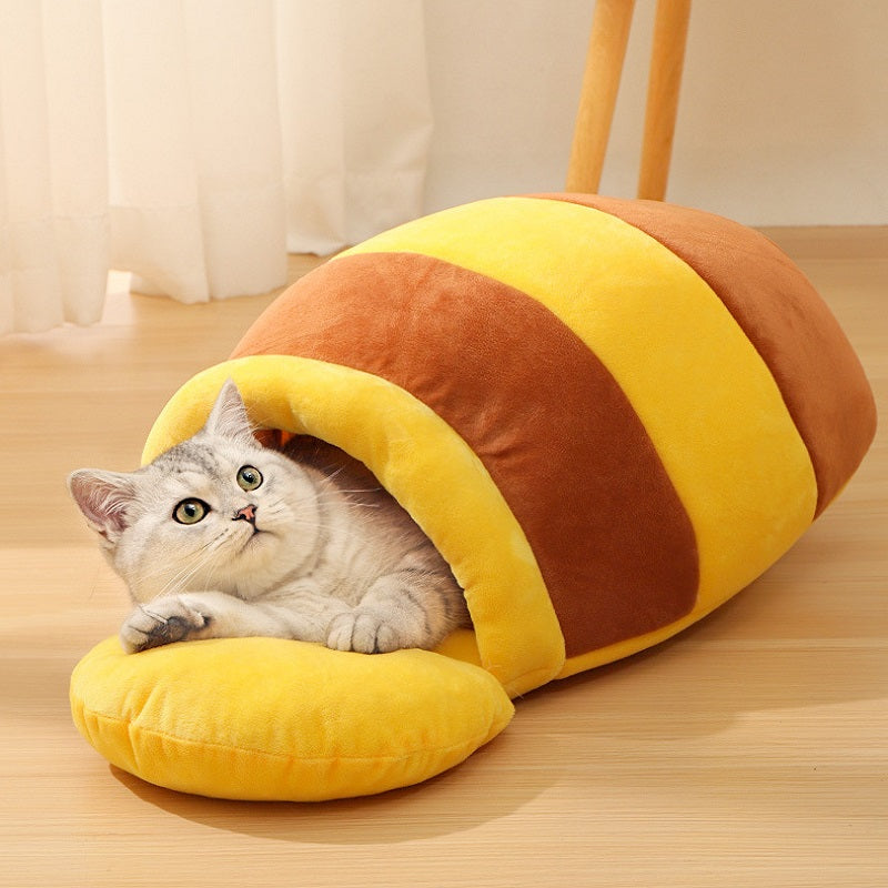 Best selling cat bed shaped like a honey pot for pets5