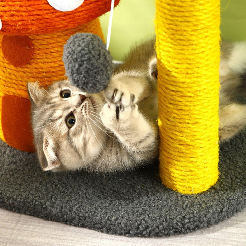 Best selling Cat Scratching Board in Mushroom Shape for pets3