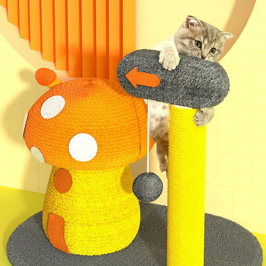 Best selling Cat Scratching Board in Mushroom Shape for pets2
