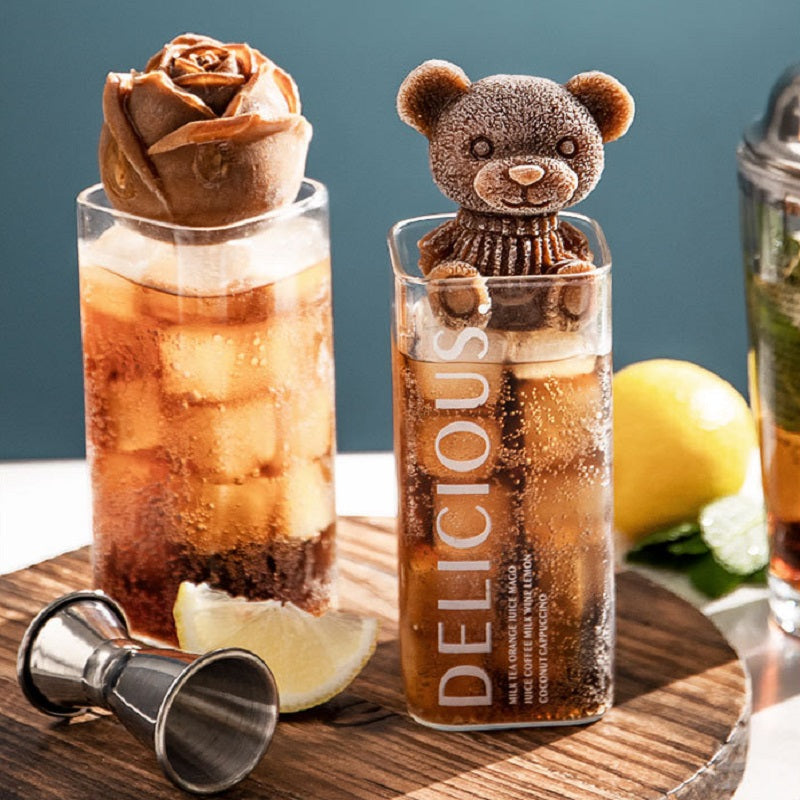 Teddy Bear Silicone Ice Cube Mold for fun shaped ice cubes7