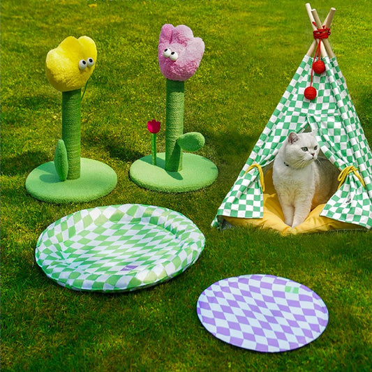 Tulip Cat Scratching Board for playful cats8